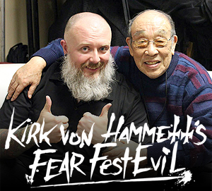 Kyle speaks with Mr. Godzilla himself, Haruo Nakajima and recaps last month's Fear FestEvil with Jeff.