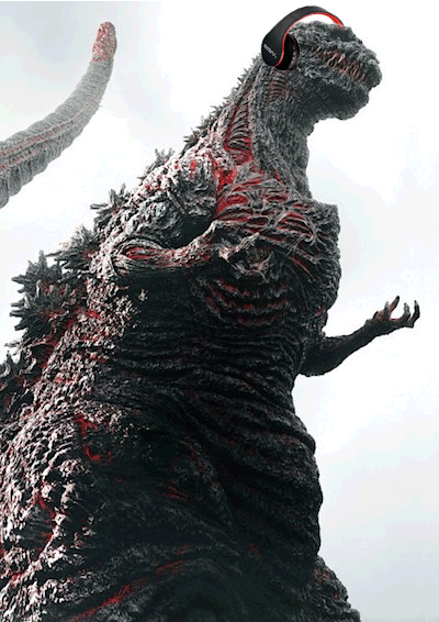 We're imagining Shin-goiji listening to the Kaijucast discuss his most recent incarnation and the news surrounding giant monsters from around the world!